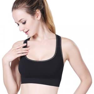 SEAMLESS CROSS BELT SPORTS BRA