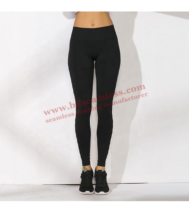 BLACK SIDE MESH WORKOUT LEGGINGS WHOLESALE