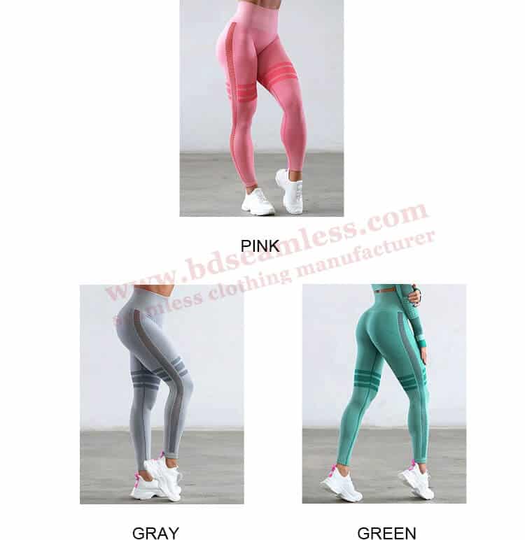 COLORS OF BREATHABLE WORKOUT LEGGINGS