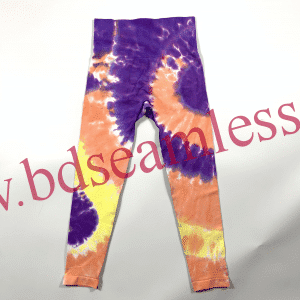 Seamless womens tie dye workout leggings manufacturer