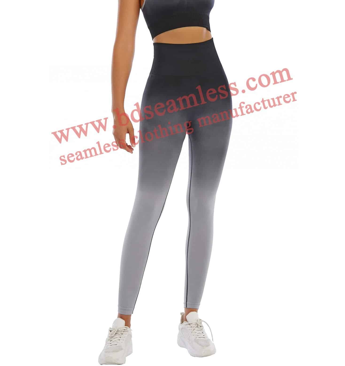 Wholesale black ombre leggings manufacturer