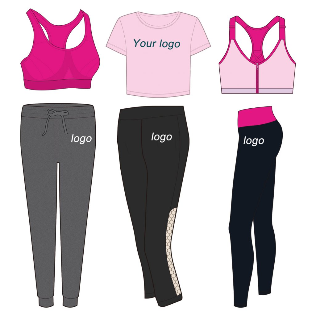 Wholesale blank fitness apparel manufacturers