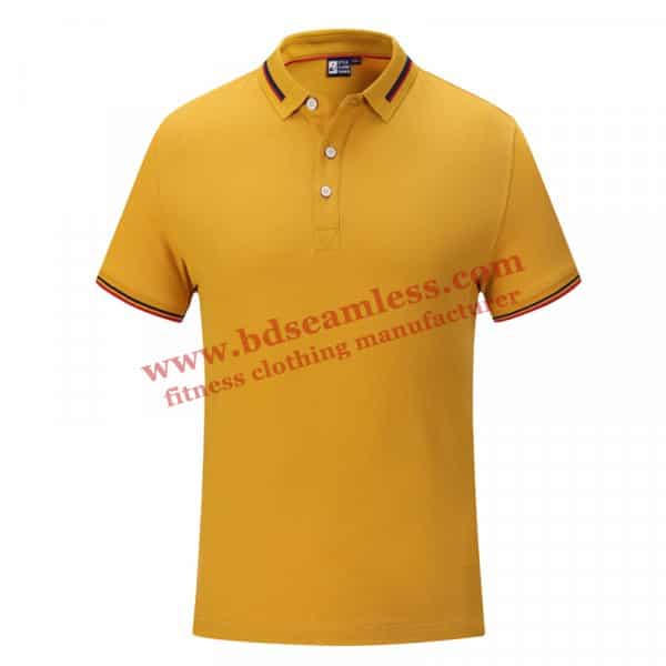 Yellow golf themed tee shirts wholesale