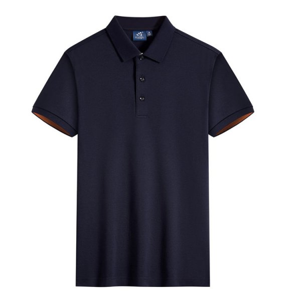 Navy blue American golf T shirts wholesale